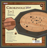 Kroeger Crokinole Deluxe 3-in-1